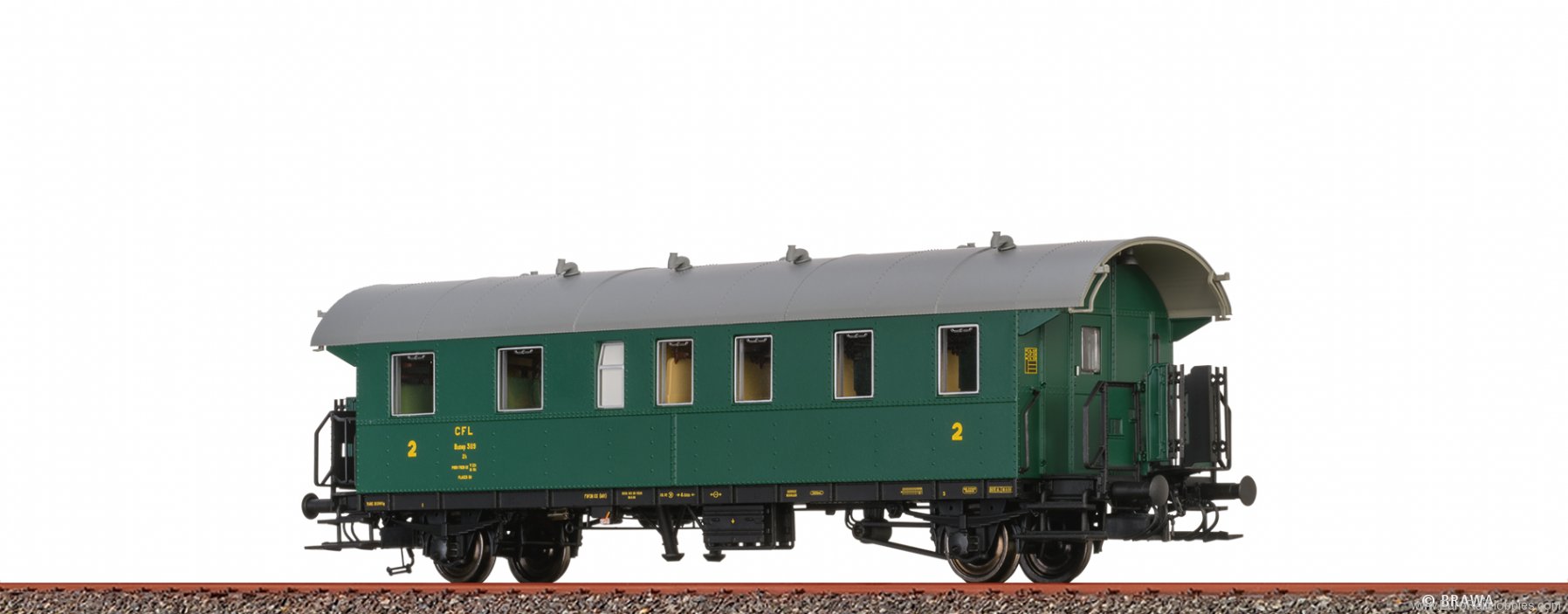 Brawa 46836 CFL Standard Corridor Coach B2mep (Built-in L