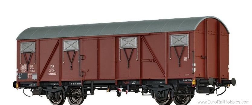 Brawa 47296 Covered Freight Car Glmehs 50 DB Road no. 201