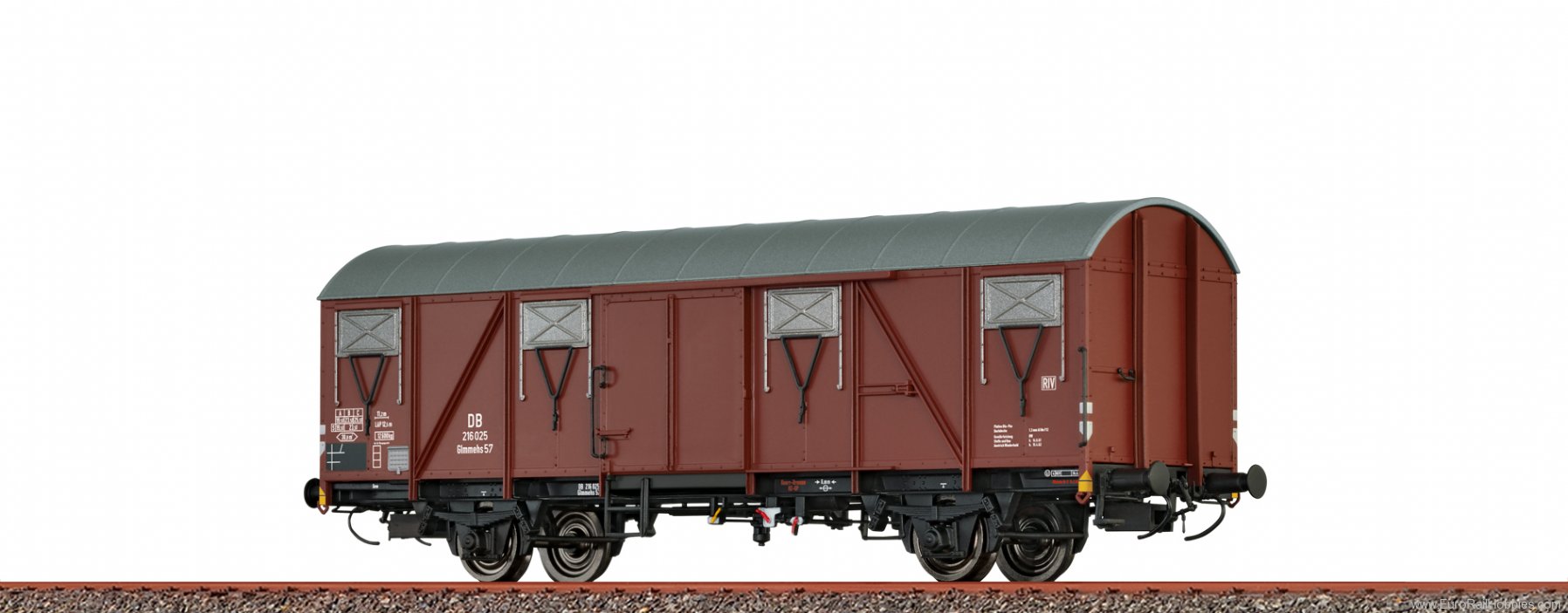 Brawa 47297 Covered Freight Car Glmmehs 57 DB