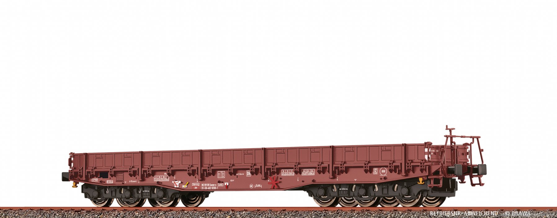 Brawa 47579 Heavy Duty Freight Car Samm-u[4818] DR
