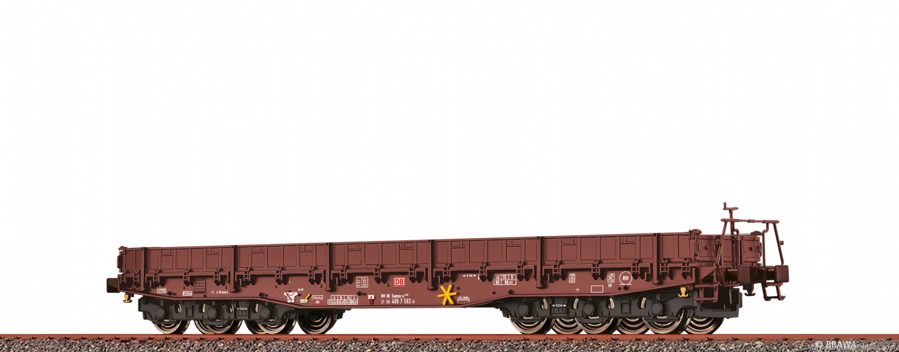 Brawa 47583 Heavy Duty Freight Car Samms-u453 DB