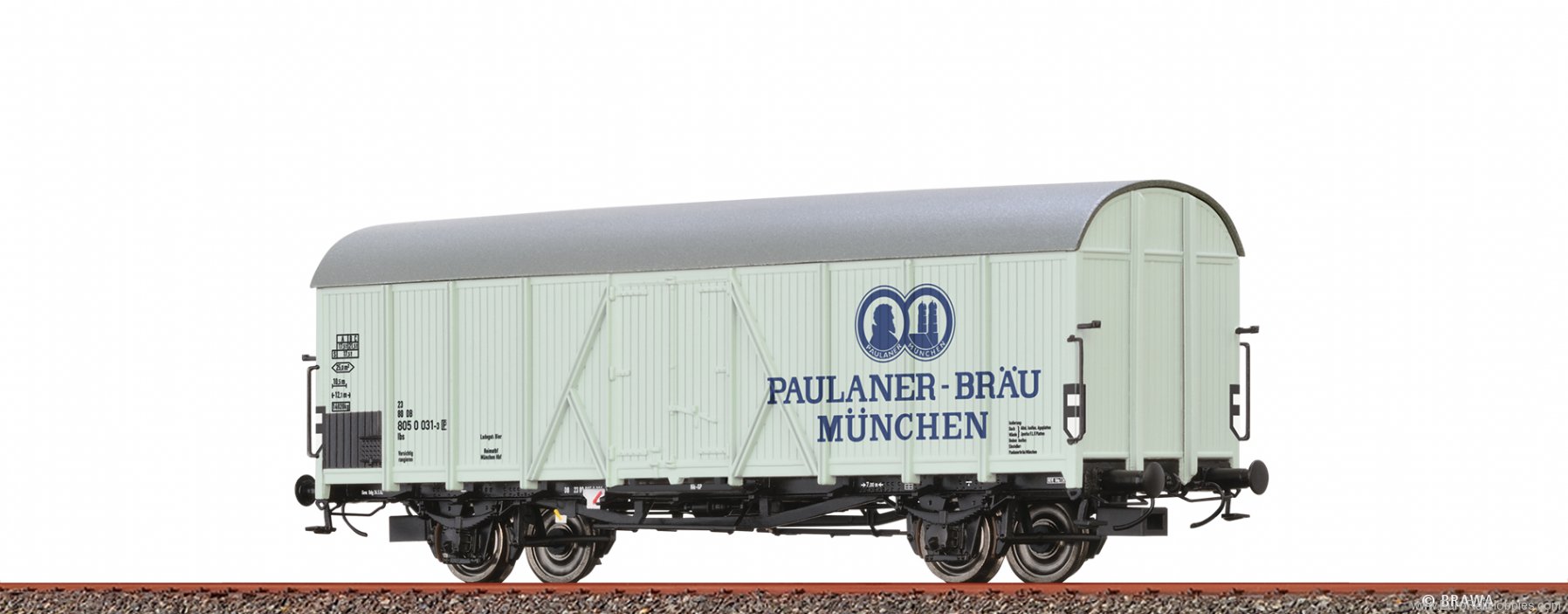 Brawa 47622 DB Refrigerator Car Ibs 'Paulaner' (Factory S