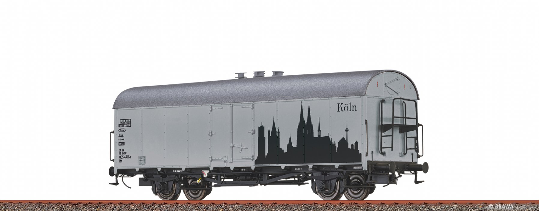 Brawa 47647 Covered Freight Car Ibs Skyline KÃ¶ln RHC