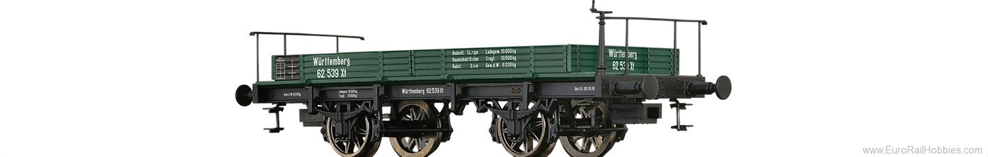 Brawa 47735 BRAWA K.W.St.E. Flat Car Xt 