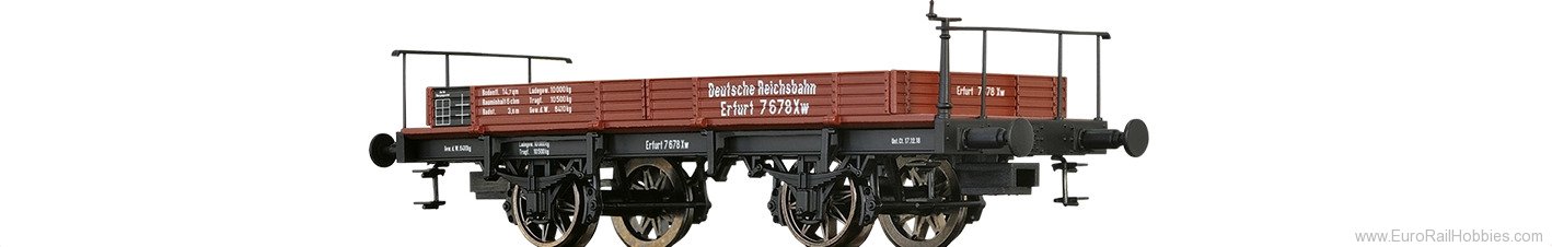 Brawa 47736 BRAWA DRG Flat Car Xw