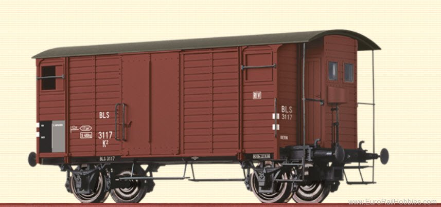 Brawa 47881 Covered Freight Car K2 BLS