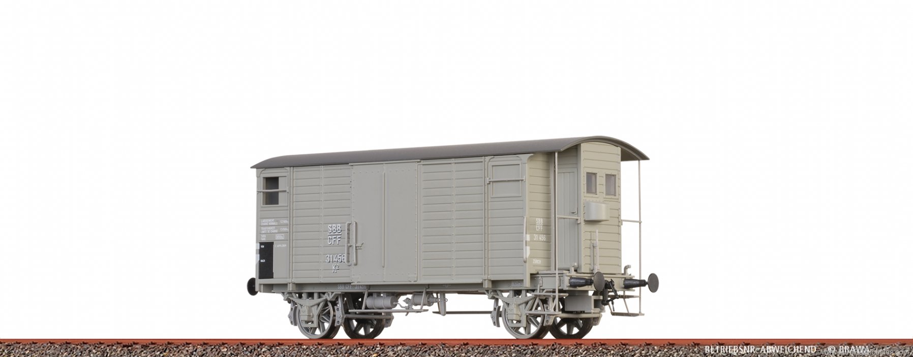 Brawa 47899 Covered Freight Car K2 SBB