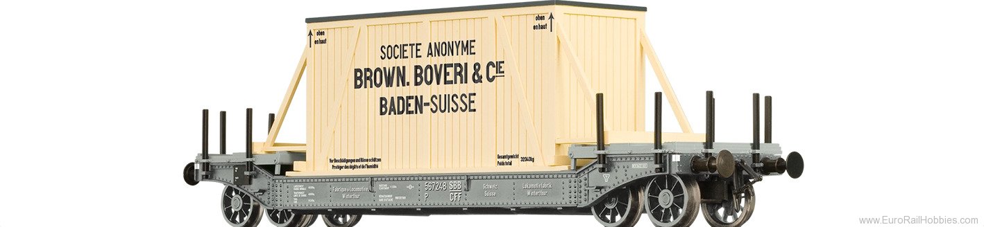 Brawa 47915 BRAWA SBB Flat Car 'Brown Boveri & Cie'