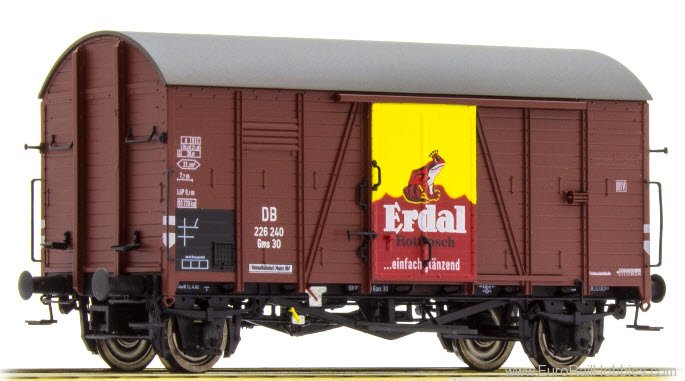 Brawa 47964 DB Covered Freight Car Gms 30 'ERDAL' - Speci