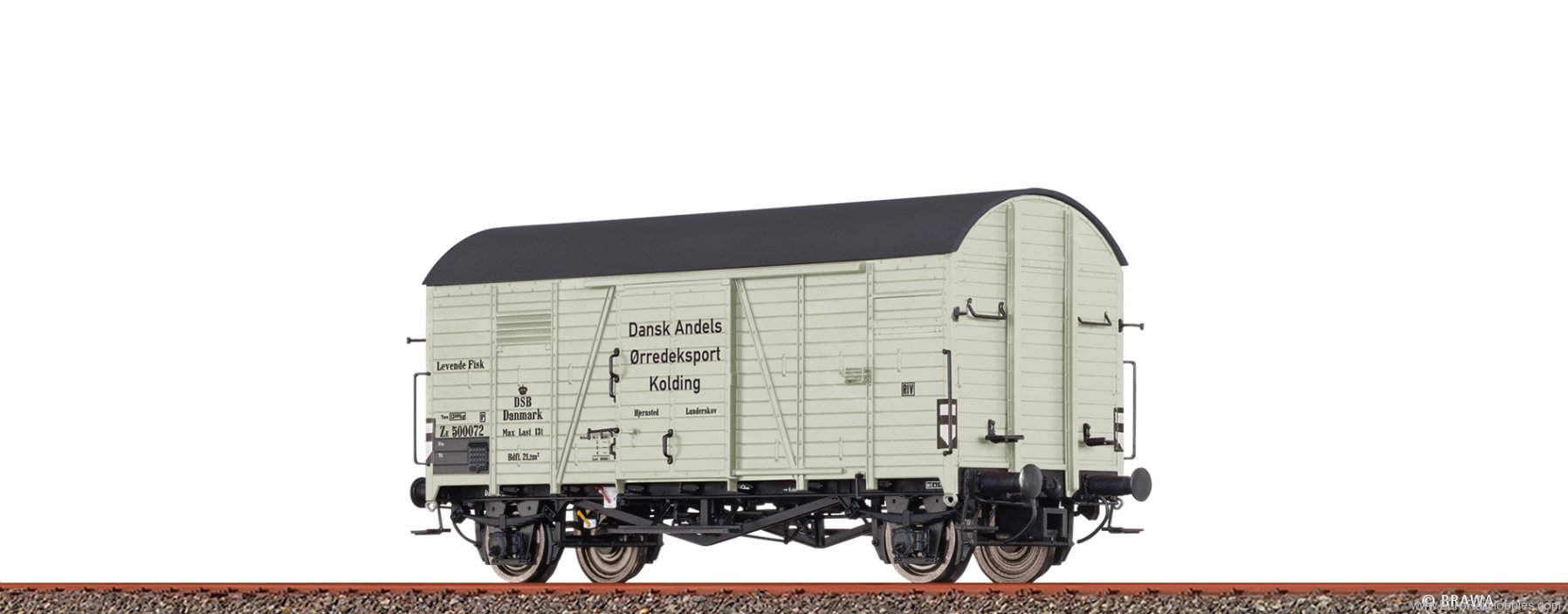 Brawa 47995 H0 Freight Car ZE DSB III Fisketransport