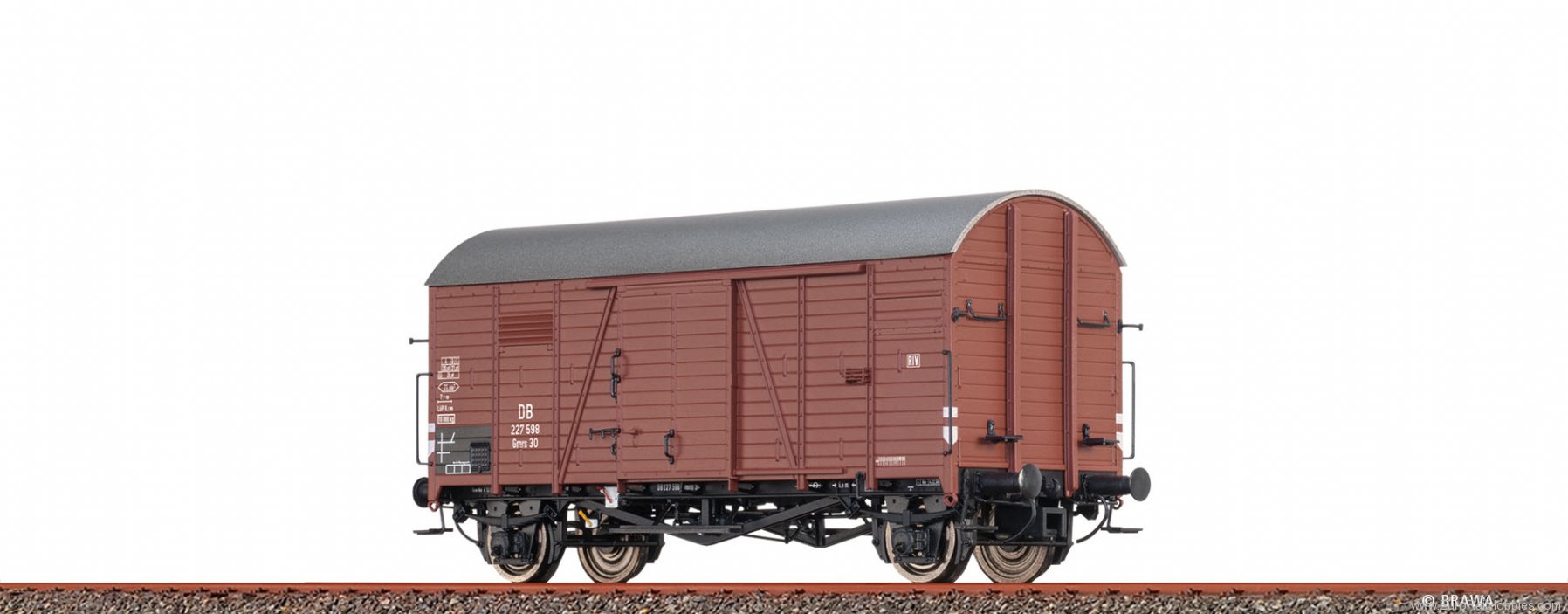 Brawa 47996 Covered Freight Car Gmrs 30 DB