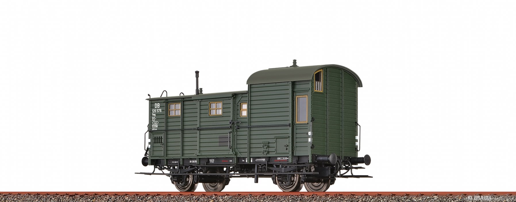 Brawa 48369 Luggage Car Pwg DB