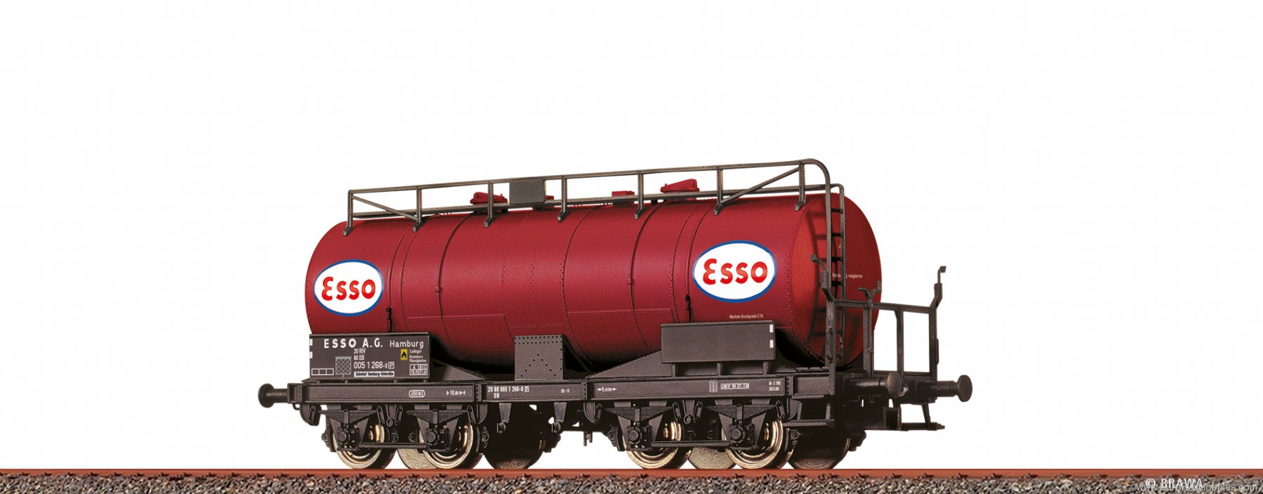 Brawa 48514 Tank Car 4-axle ZZ[P] Esso DB