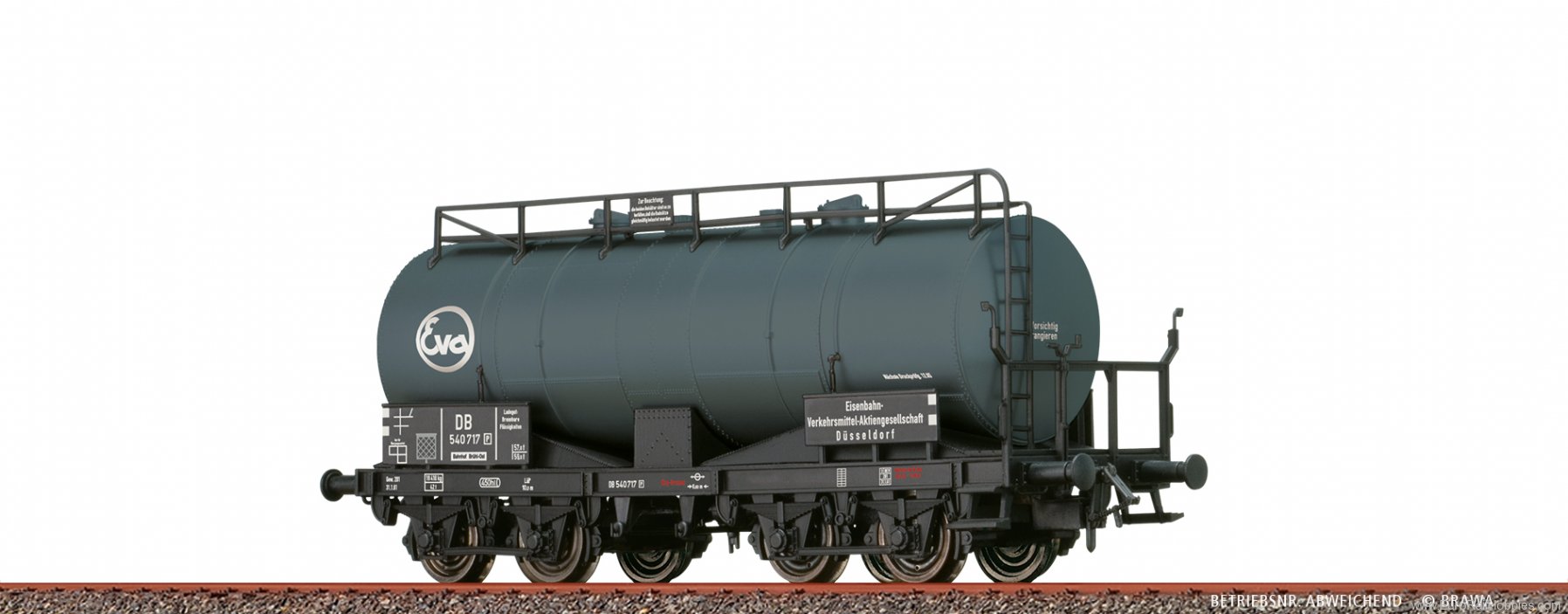 Brawa 48515 Tank Car 4-axle ZZ[P] EVA DB