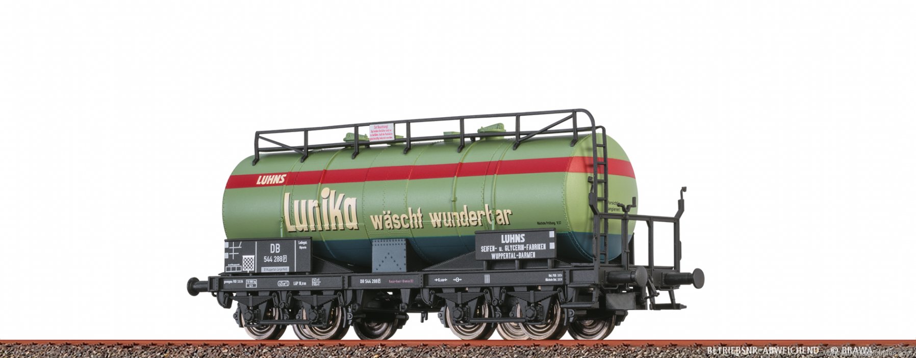 Brawa 48517 Tank Car 4-axle ZZ[P] Luhns DB