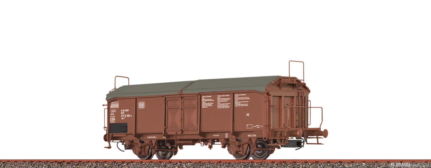 Brawa 48635 Covered Freight Car Tms 851 DB