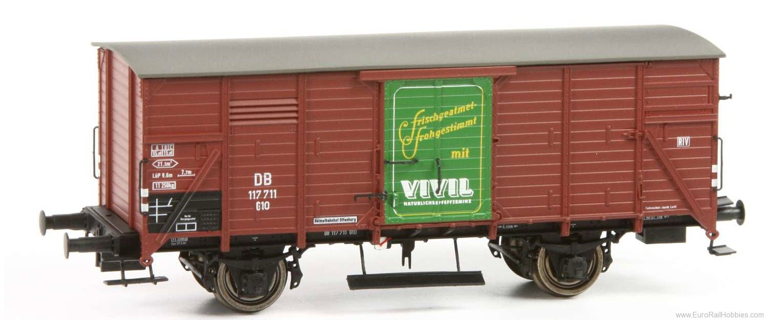 Brawa 49096 2017 Toyfair HO DB Covered 'Vivil' Freight Ca