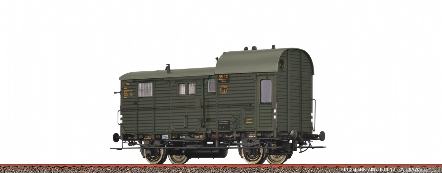 Brawa 49419 Luggage Car Pwg DRG Road no. NÃ¼rnberg 121 