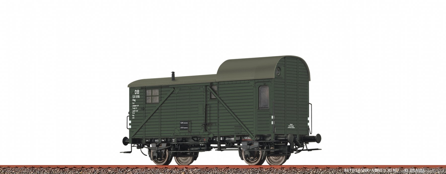 Brawa 49430 Luggage Car Pwg DB