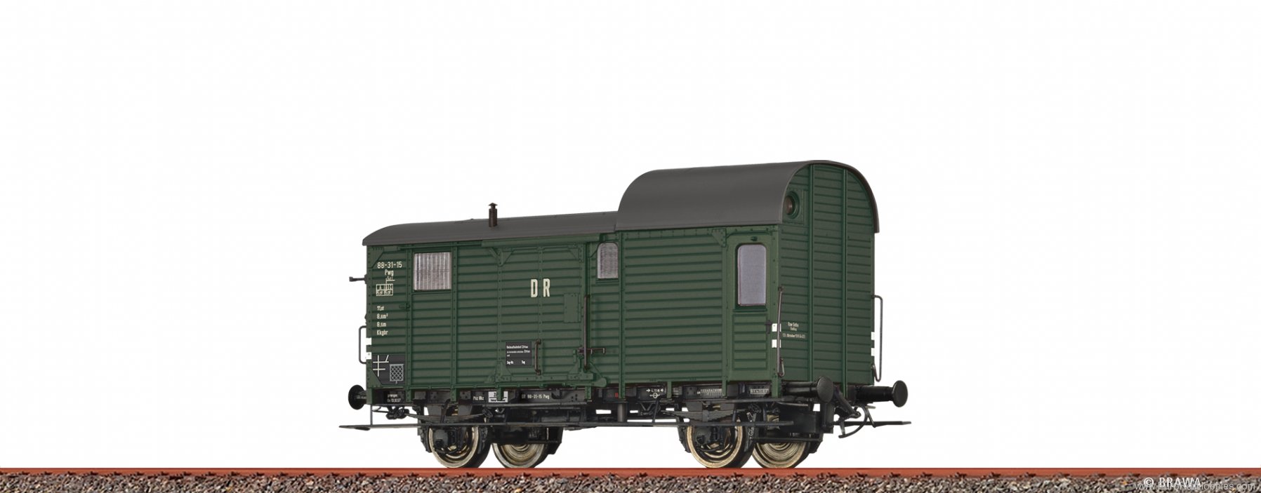 Brawa 49432 Luggage Car Pwg DR