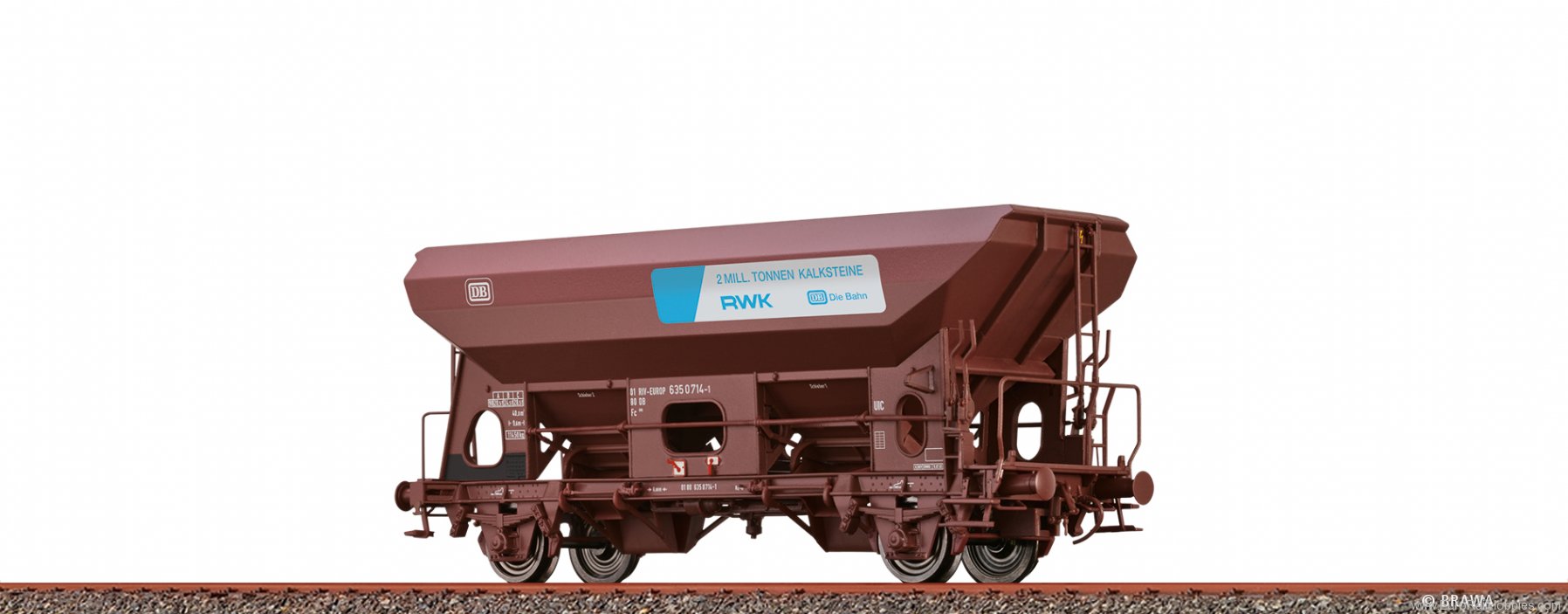 Brawa 49547 Open Freight Car Fcs090 RWK DB