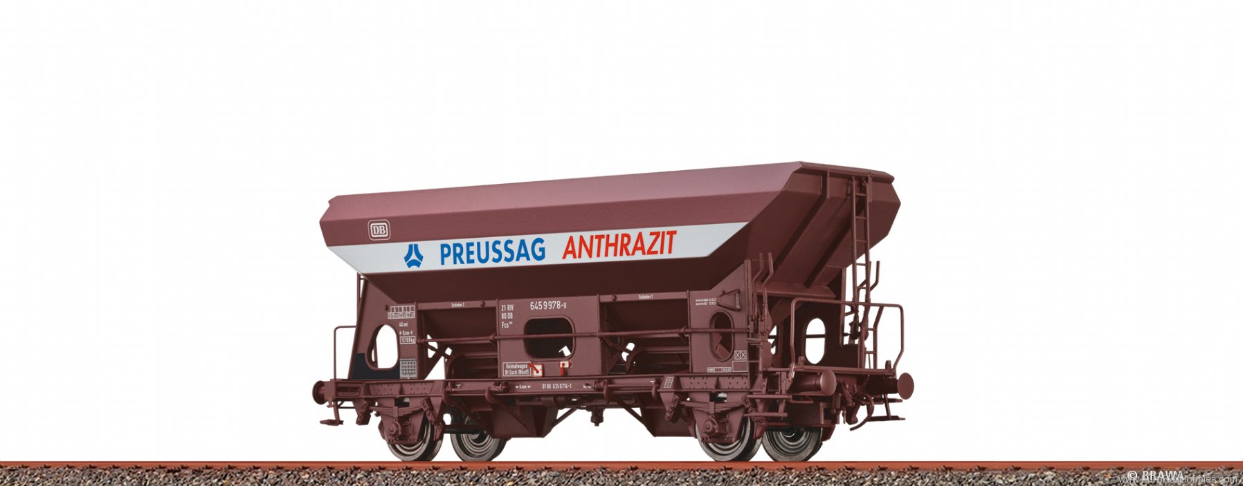 Brawa 49548 Open Freight Car Fcs092 Preussag DB