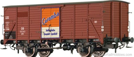 Brawa 49729 Covered Freight Car G10 'Caramba Ãl' DBÂ