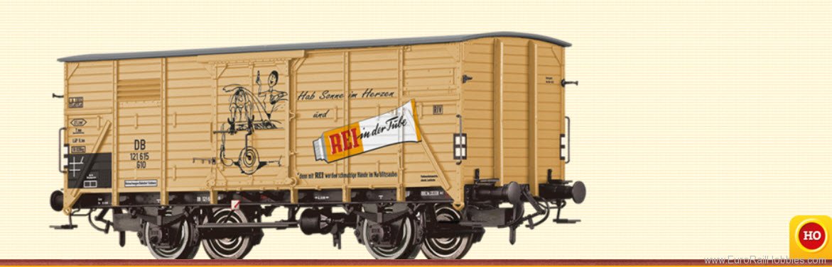 Brawa 49753 DB Freight Car G10, Rei in der Tube