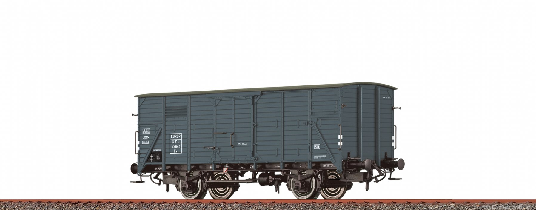 Brawa 49855 Covered Freight Car Kw EUROP CFL Road no. 226