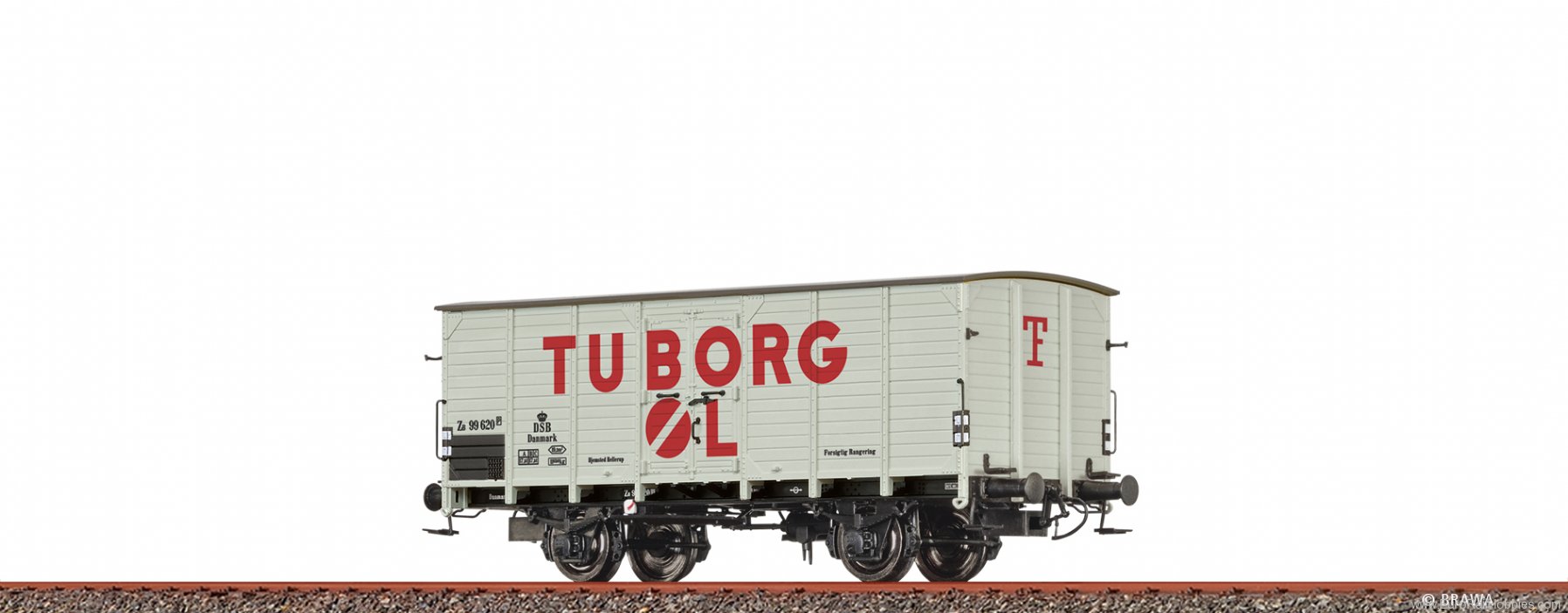 Brawa 49872 Covered Freight Car ZB Tuborg DSB