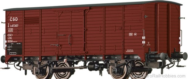 Brawa 49874 Covered Freight Car Z CSD