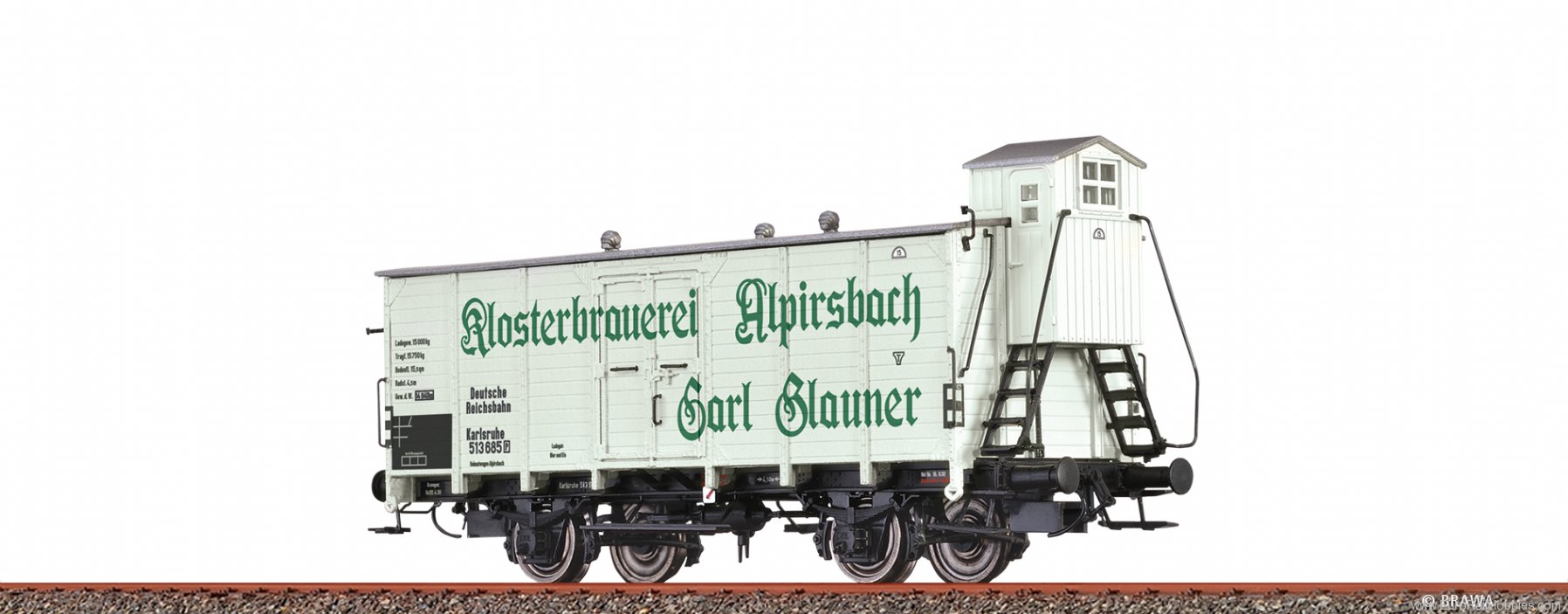 Brawa 49879 Beer Car Alpirsbach DRG