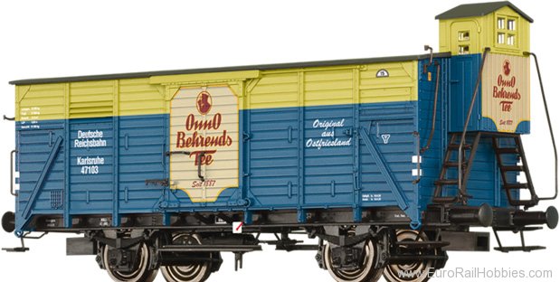 Brawa 49881 Covered Freight Car G10 Onno Behrends DRG