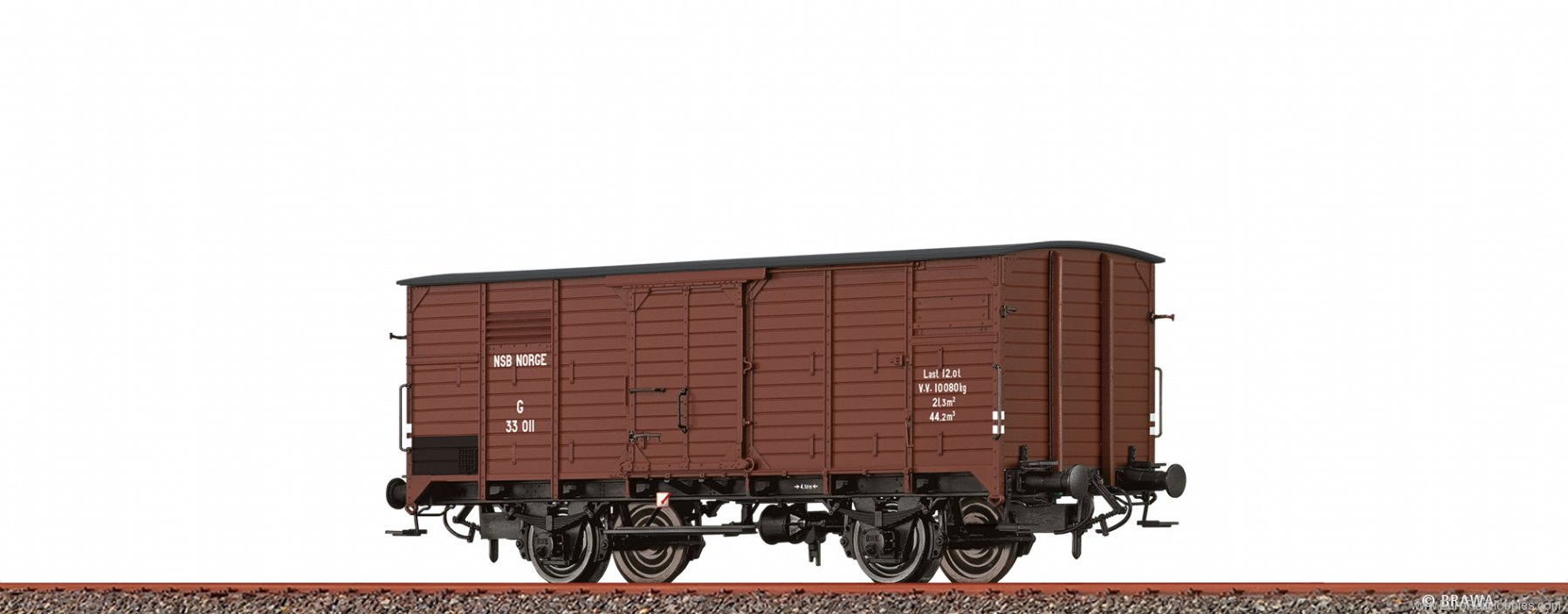 Brawa 49885 Covered Freight Car G10 NSB