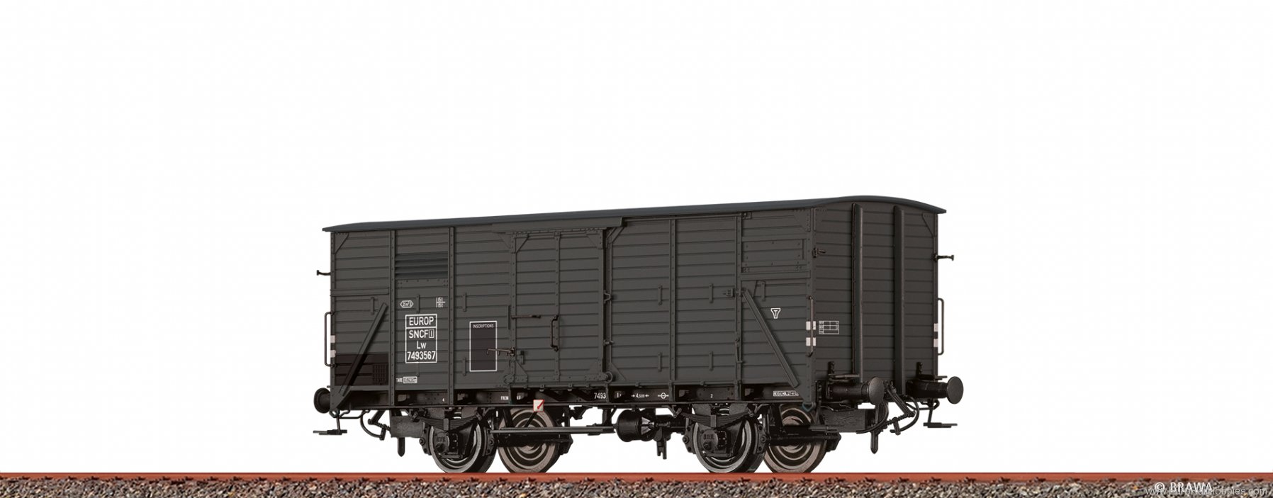 Brawa 49888 Covered Freight Car Lw SNCF