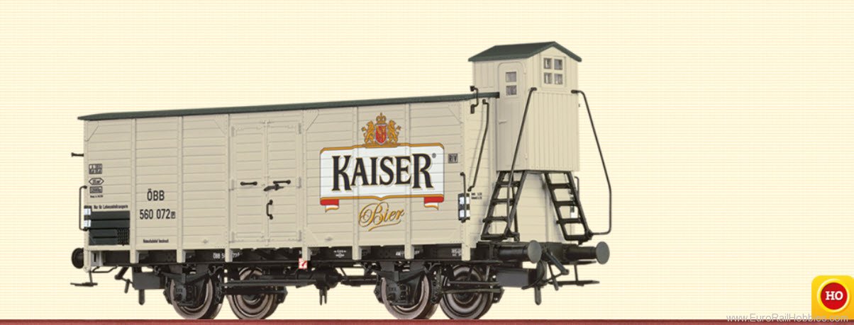 Brawa 49891 ÃBB Freight Car [P] Bierwagen, Kaiser