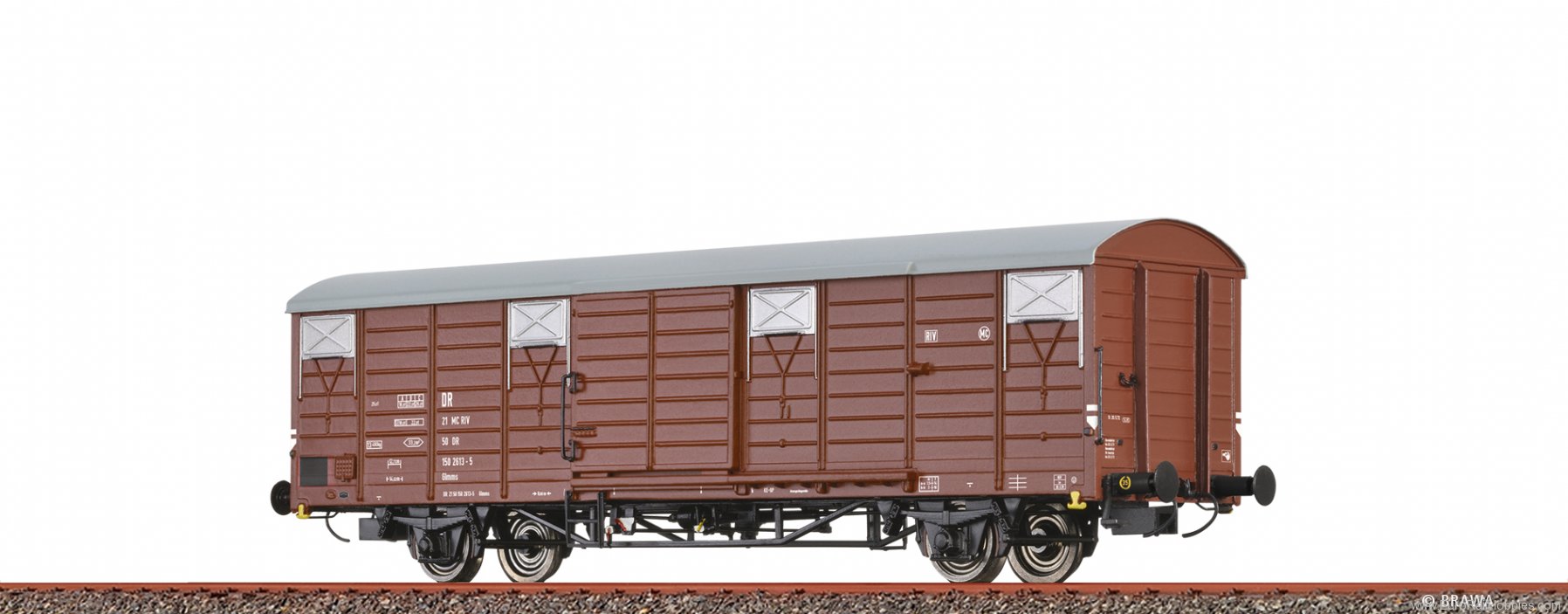 Brawa 49921 Covered Freight Car Glmms DR