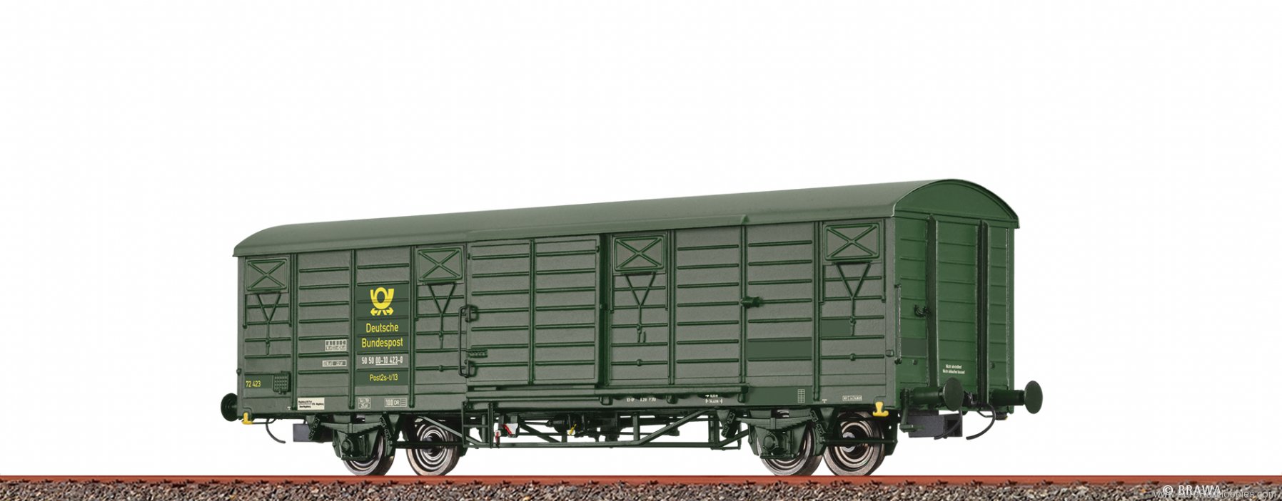 Brawa 49922 DR Freight Car Post 2s-t/13, DBP