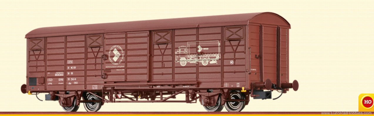 Brawa 49925 DR Freight Car Gbs [1500] IFA W50