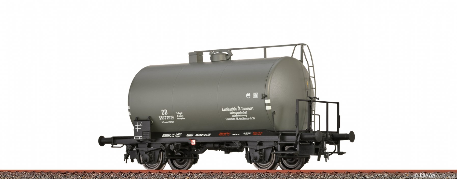 Brawa 50008 Tank Car Z [P] Kontinentale Ãl-Transport A