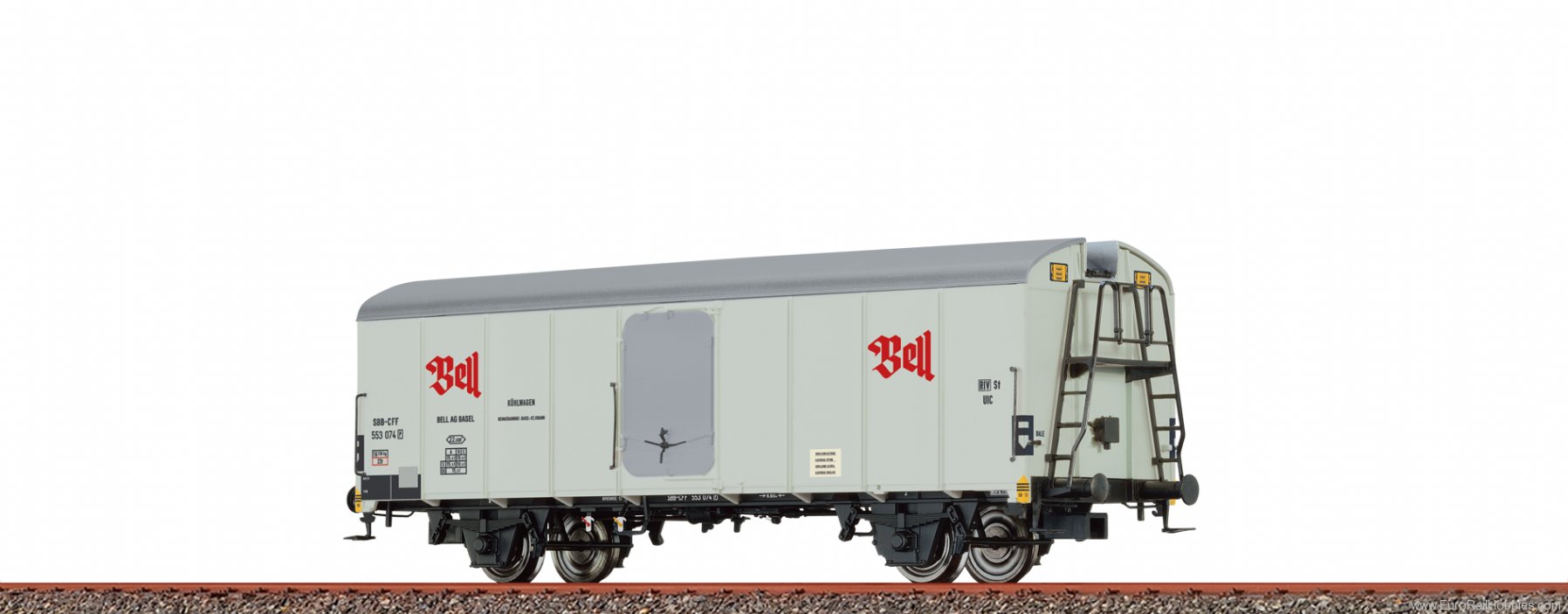 Brawa 50024 Refrigerator Car UIC Standard 1 Bell SBB