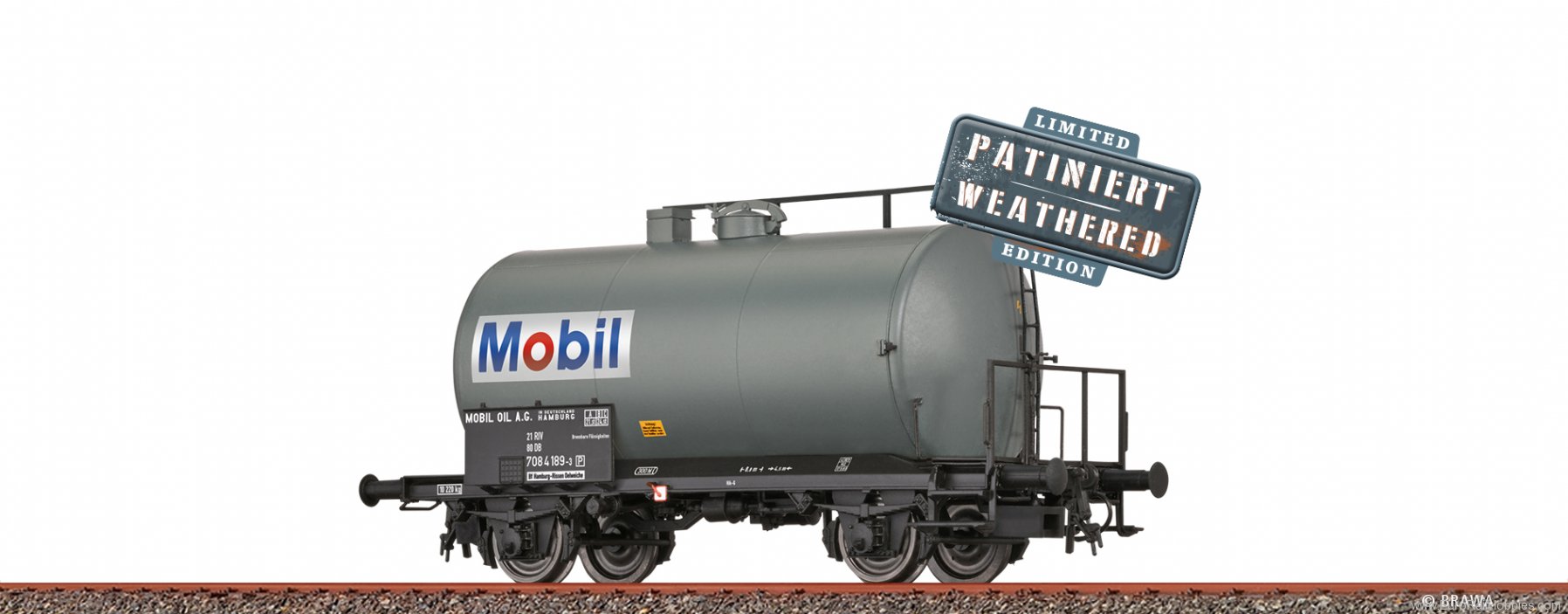 Brawa 50040 DB Tank Car Z [P] âMobilâ Weathered