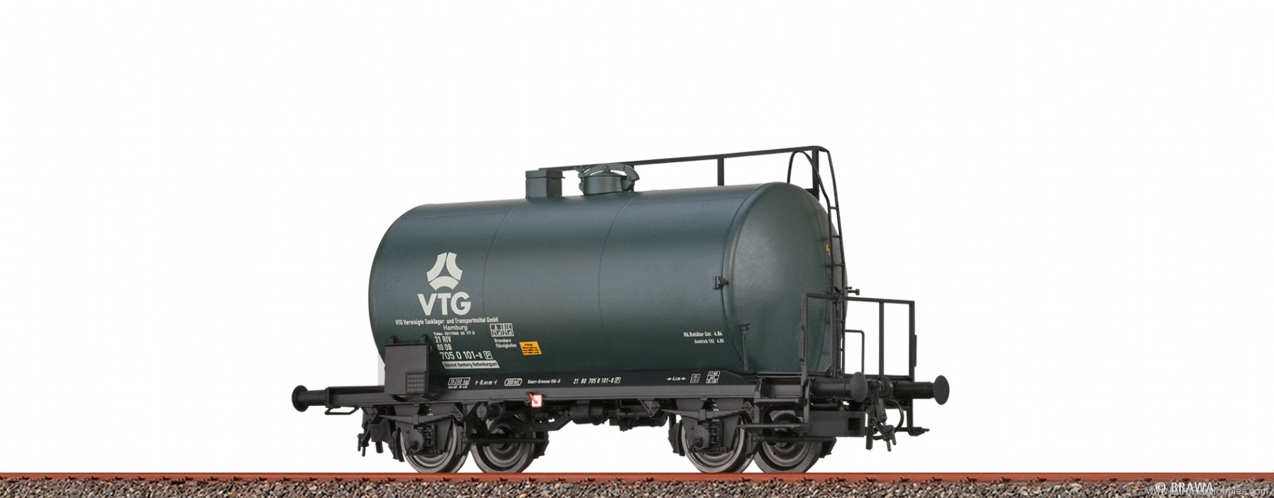 Brawa 50048 DB Lightweight Tank Car Uerdingen Z [P] VTG 