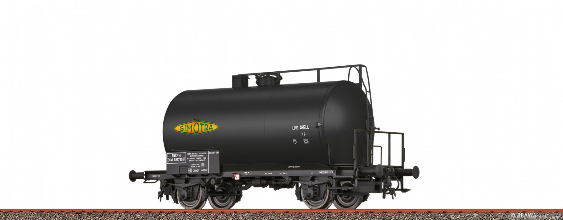 Brawa 50055 Lightweight Tank Car Uerdingen Z [P] SIMOTRA 