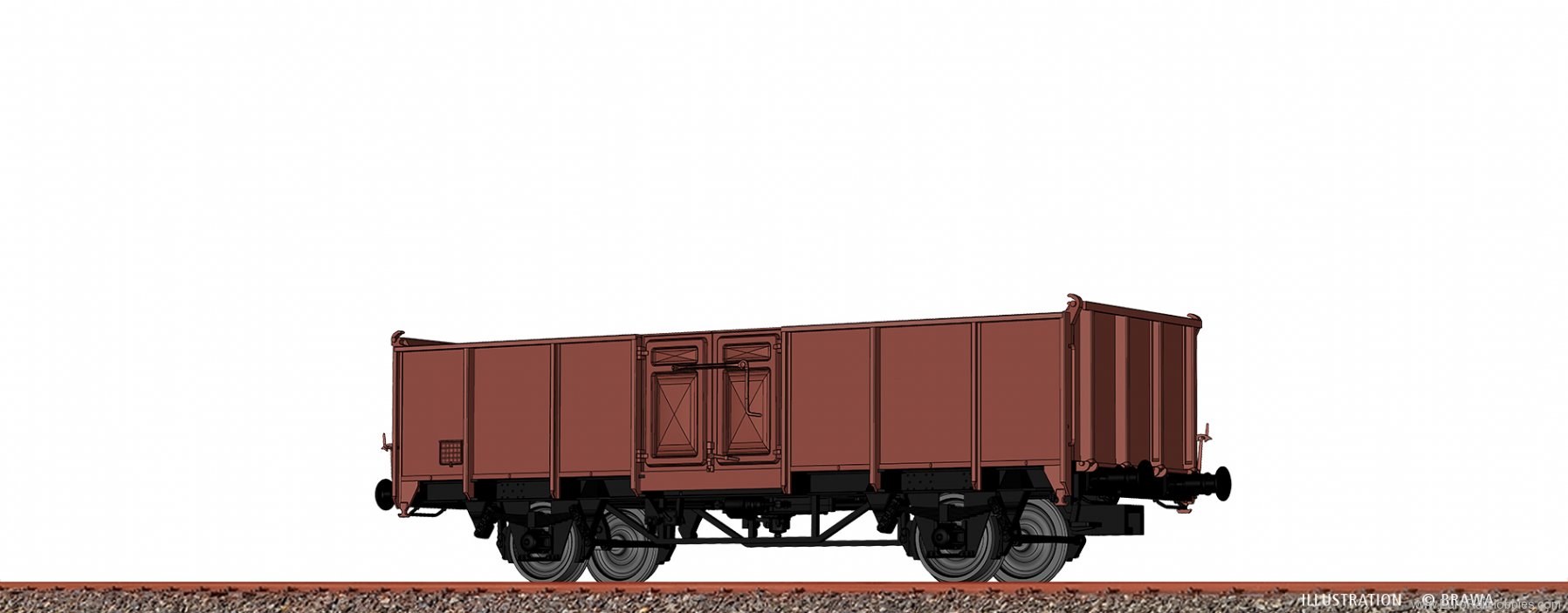 Brawa 50072 Open Freight Car .E SNCB