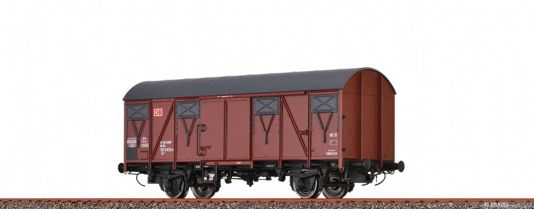 Brawa 50105 Covered Freight Car Gs 212 EUROP DB