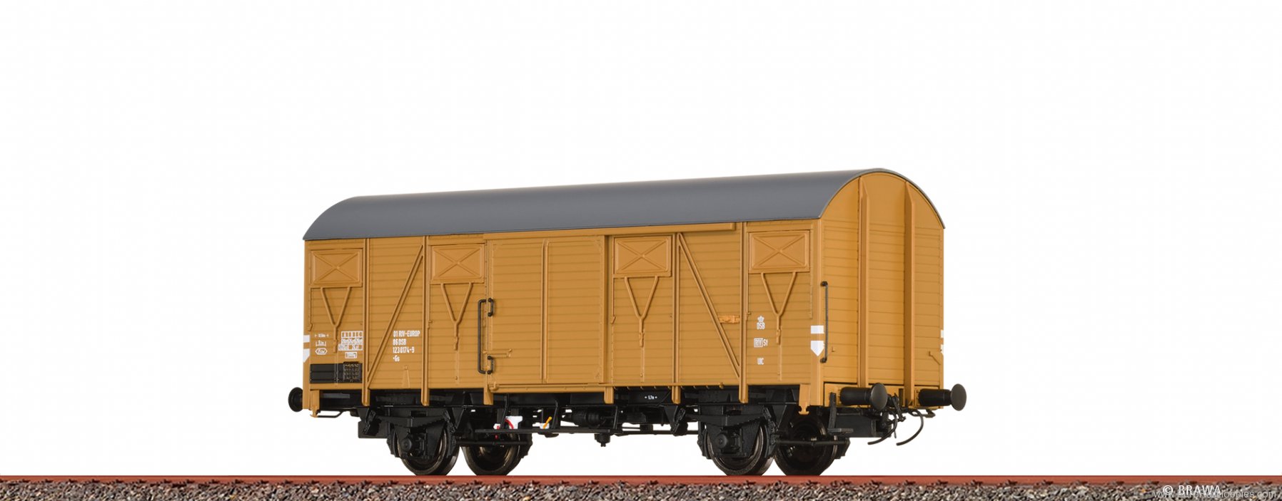 Brawa 50125 Covered Freight Car Gs EUROP DSB