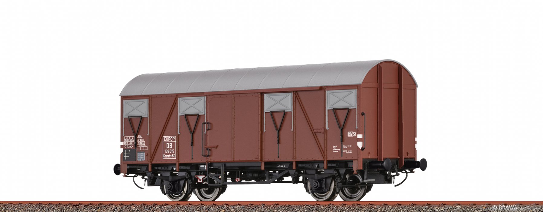 Brawa 50141 Covered Freight Car Gmmhs60 EUROP DB