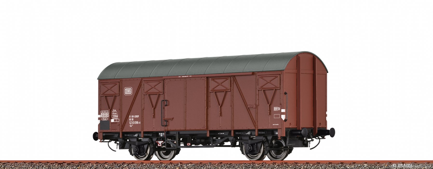Brawa 50152 Covered Freight Car Gs211 DB