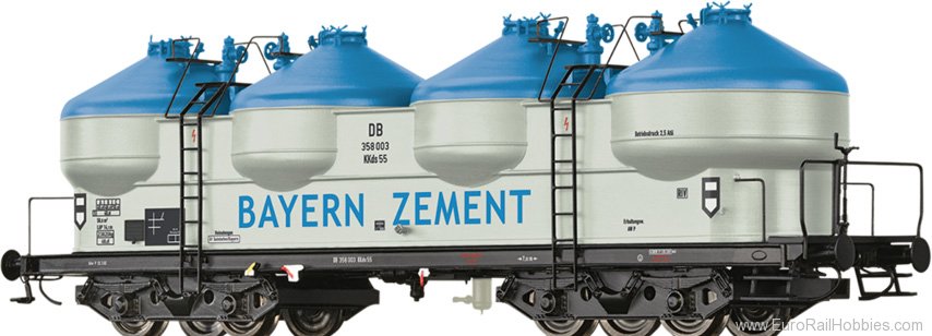 Brawa 50318 Container Car KKds55 Bayern Zement DB